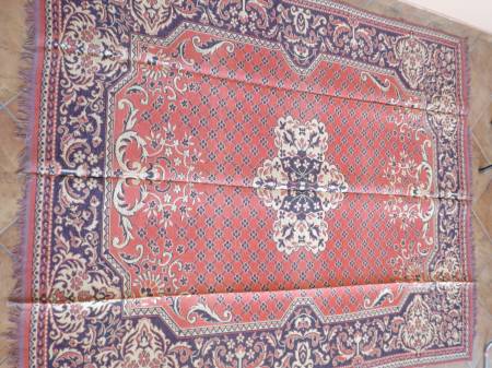 vintage Greek traditional rug 1950s