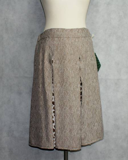 Sewed skirt of vintage fabric 1960s